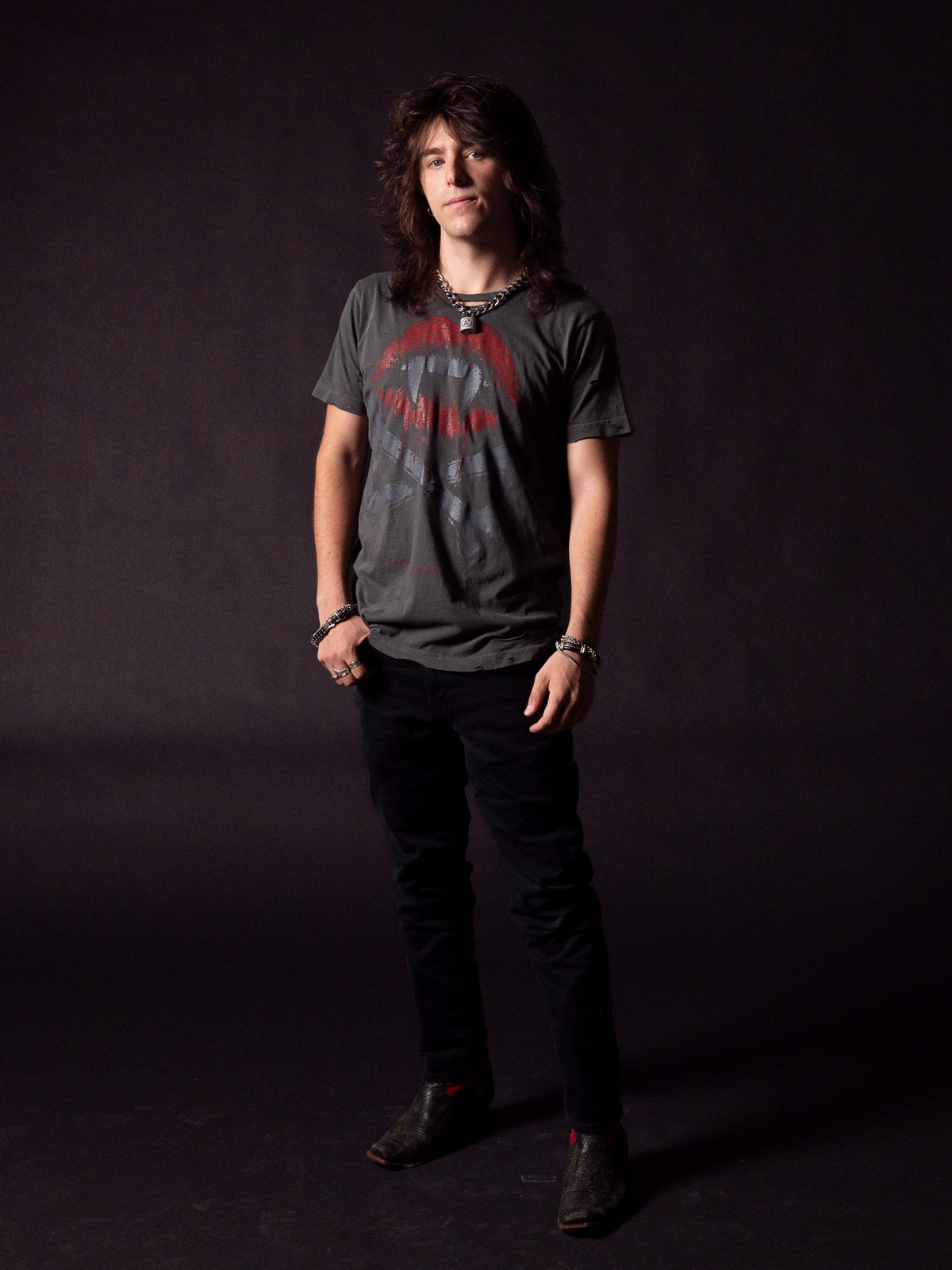 THE LESTAT TEE- VINTAGE BLACK